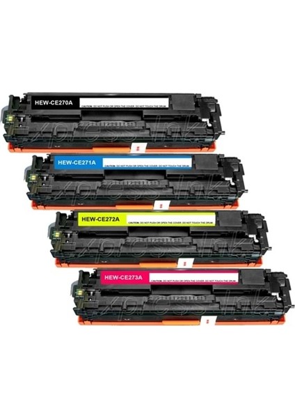 Hp 650A-CE270A Muadil Toner Seti Tüm Renkler