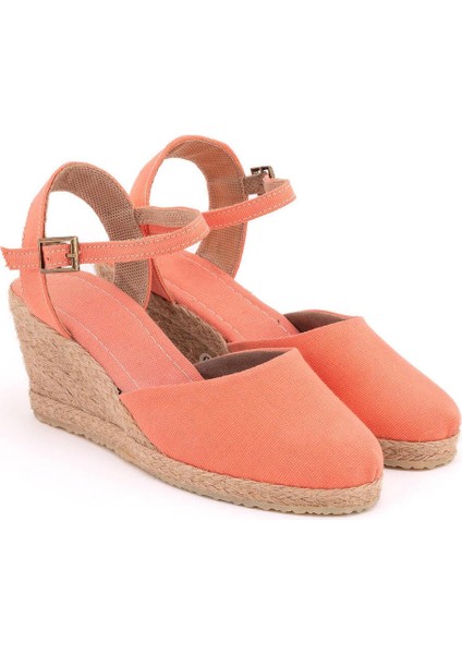Topuğu Açık Bilekten Bantlı Dolgu Topuk Keten Hasır Espadril fiyatları