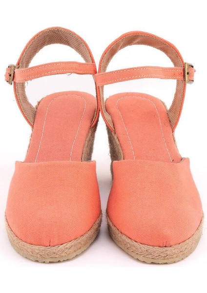 Topuğu Açık Bilekten Bantlı Dolgu Topuk Keten Hasır Espadril modelleri