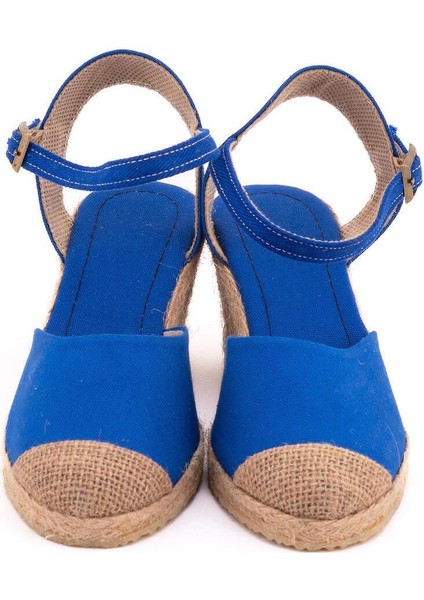 Topuğu Açık Burnu Hasırlı Bilekten Bantlı Dolgu Topuk Keten Hasır Espadril modelleri