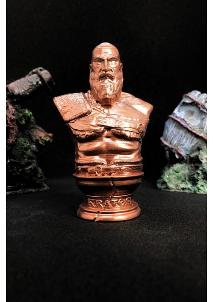 God Of War Kratos Büst 10CM - Bakır