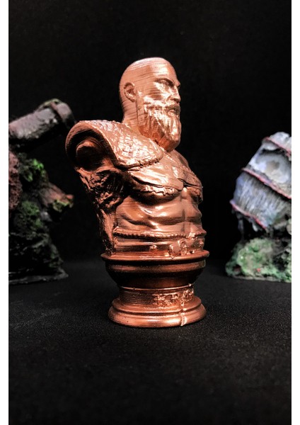 God Of War Kratos Büst 10CM - Bakır