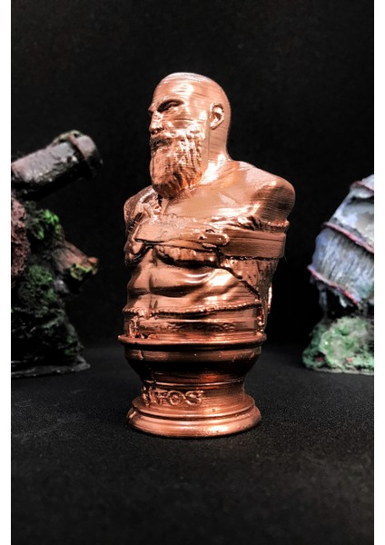 God Of War Kratos Büst 10CM - Bakır