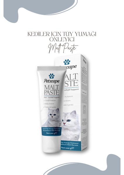 Kedi Maltı Macun 100 gr Kediler Için Tüy Yumağı Önleyici