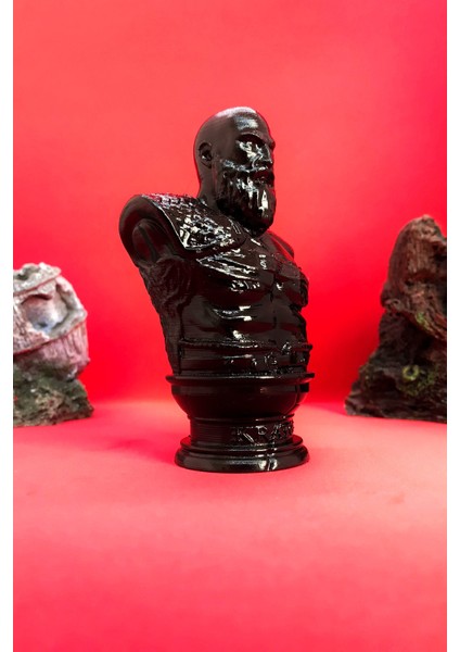 God Of War Kratos Büst 10CM - Siyah