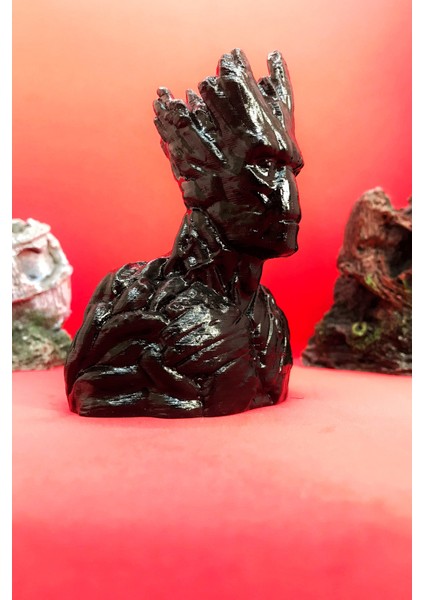 Marvel Groot Büst 10CM - Siyah