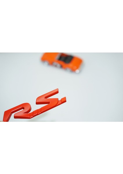 Rs Bagaj 3m Kırmızı Metal Logo Arma Renault Ile Uyumlu
