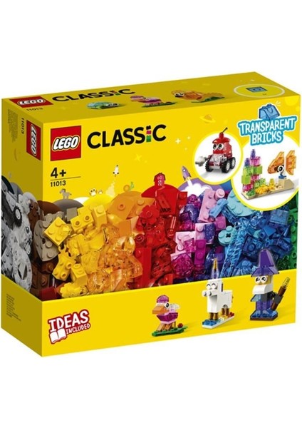 Akdenizpos  ON01 11013 Lego® Classic Yaratıcı Şeffaf Yapım Parçaları 500 Parça (Yeni)