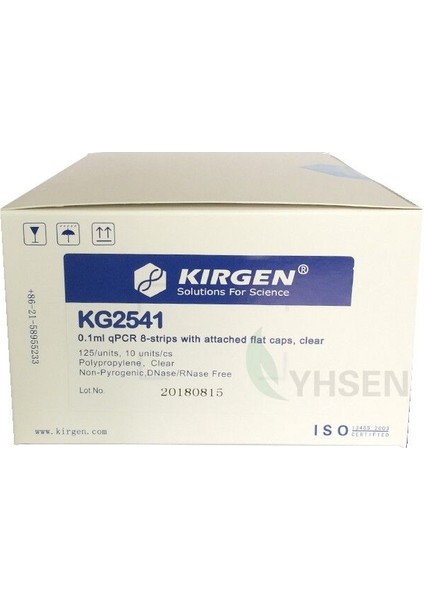 Kırgen 0,1 ml Pcr Tüp 8 Li Strip 125 Ad/pk