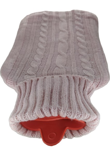 Termofor 2 Litre Sıcak Su Torbası Örgü Pembe Sgb-1922p