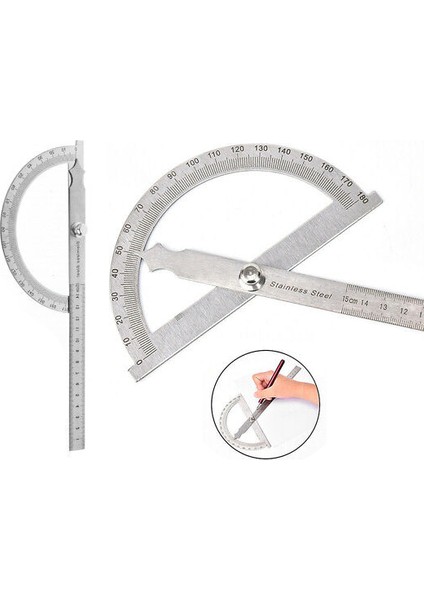 Açılı Gönye 0-180 Dereceli 150X200 mm