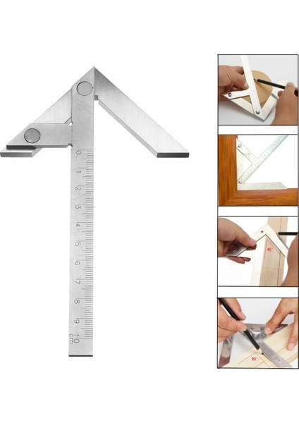 Merkezleme Dereceli Gönye 70X100 mm