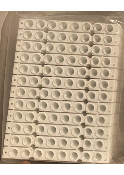Bioplastic B500091 0.1ml 96-Well Qpcr Plates, Beyaz 25 Ad/pk