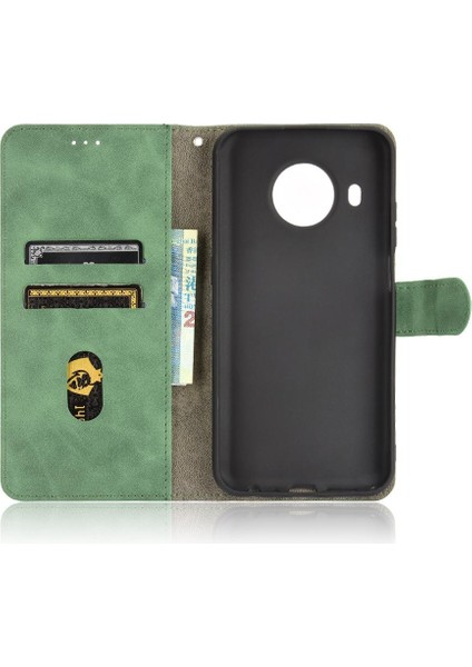Kart ile Nokia X10 Tam Koruma Deri Folio Flip Case Için Kılıf (Yurt Dışından) indirimleri