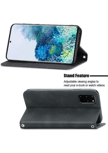 Samsung S20 Artı Basit Iş Kapak Çevirin Kılıf Cüzdan (Yurt Dışından)