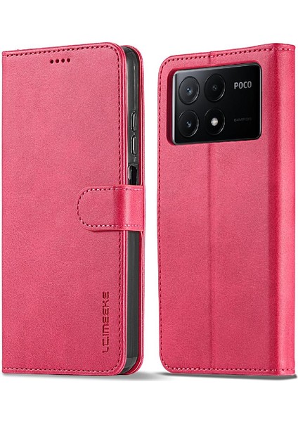 Xiaomi Redmi Poco X6 Pro 5g Buzağı Doku Yatay Çevir Deri Kılıf (Yurt Dışından)