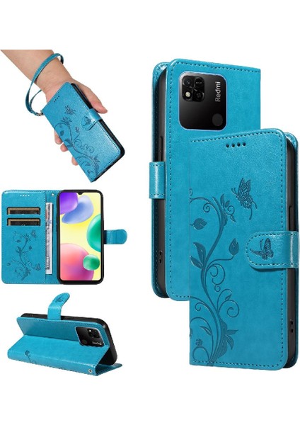 Xiaomi Redmi 10A ve Kart Yuvası Için El ile Kabartmalı Kelebek (Yurt Dışından)