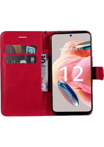 Xiaomi Redmi Not 12 Için Flip Case 4g Iş Cüzdan Telefon Kılıfı Klasik (Yurt Dışından) fırsatları