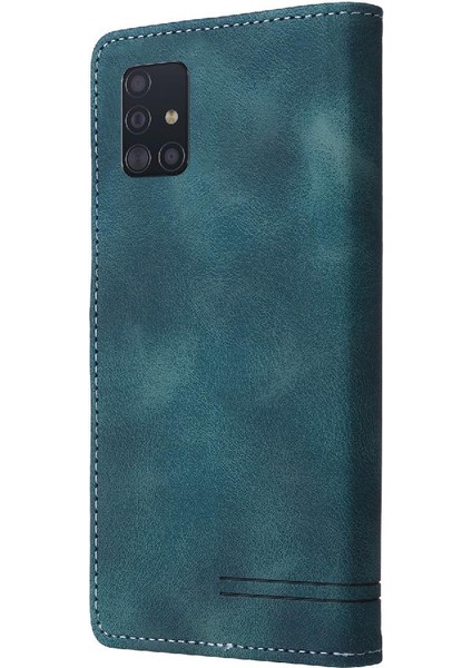 Samsung Galaxy A51 Için Flip Case Darbeye Basit Iş Cüzdan Kılıf (Yurt Dışından) indirimleri