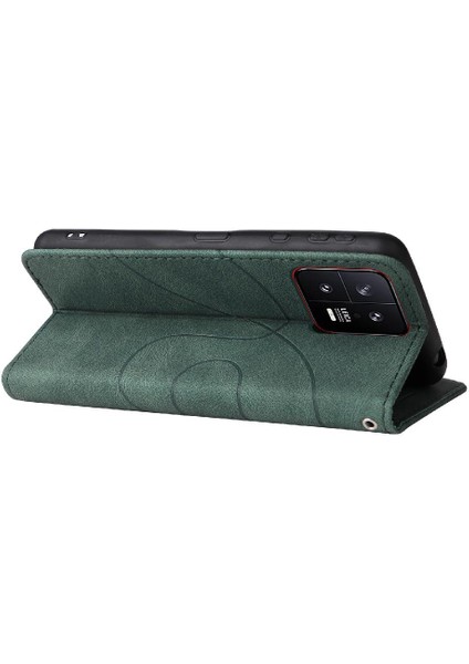 Xiaomi 13 Kickstand Koruyucu Iki Renkli Dikiş Pu Deri (Yurt Dışından) indirimleri