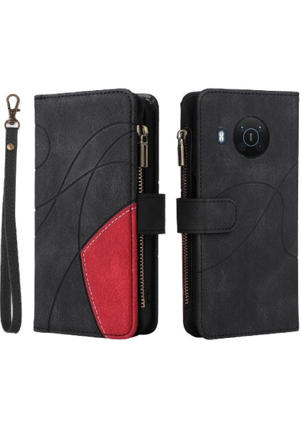Nokia X10/X20 Dokuz Kart Yuvaları Için Kılıf Kickstand Koruyucu Iki Renkli (Yurt Dışından)