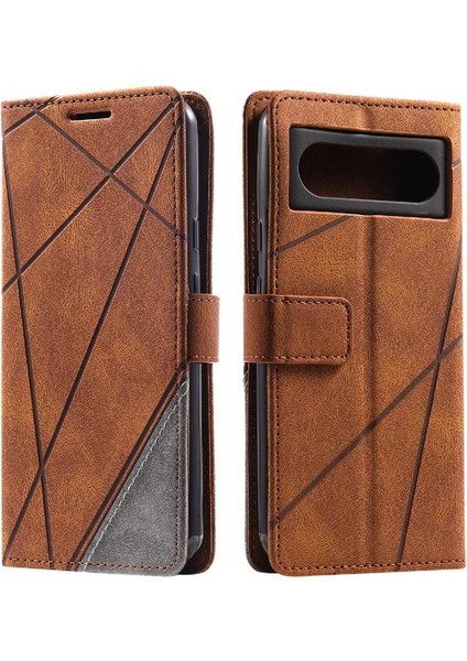 Google Piksel 8 Pro Kart Tutucu Için Kılıf Kickstand Cüzdan Flip Folio Pu (Yurt Dışından)