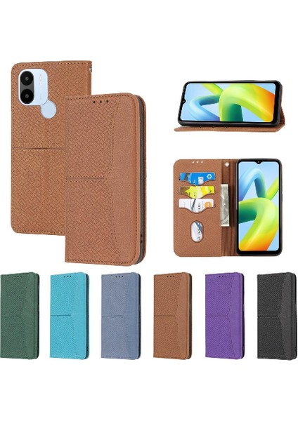 Xiaomi Redmi A1 Artı/a2 Artı Pu Deri Kapak Çevirin Folio Kitap (Yurt Dışından)