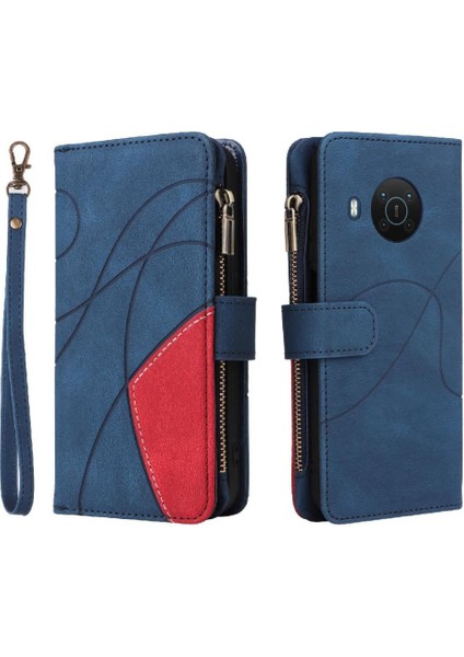 Nokia X10/X20 Dokuz Kart Yuvaları Için Kılıf Kickstand Koruyucu Iki Renkli (Yurt Dışından)