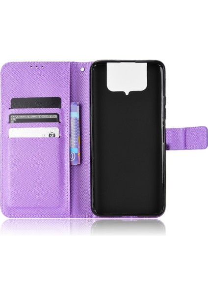 Asus Zenfone 7 Için Kılıf Pro Kart Tutucu Kickstand Kapak Manyetik Cüzdan (Yurt Dışından)