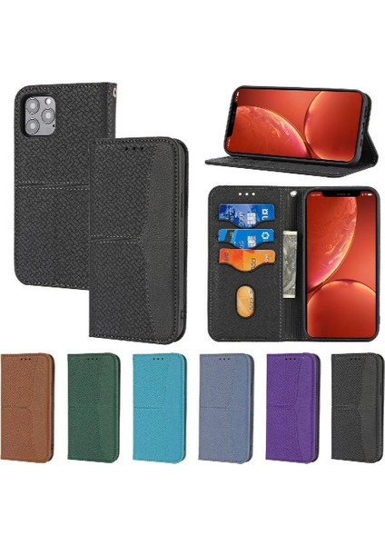 IPhone 11 Için Kılıf Pro Max Kredi Kartı Tutucu Flip Folio Kitap El Cüzdan (Yurt Dışından)