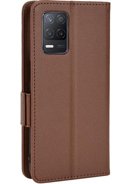 Realme 8 5g Pu Deri Manyetik Yan Toka Cüzdan Kart Yuvaları Için Kılıf (Yurt Dışından) fırsatları