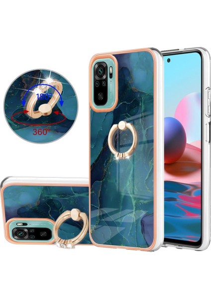 Xiaomi Redmi Not 10 4g Tampon Mermer Darbeye Tpu Silikon Kılıf (Yurt Dışından)