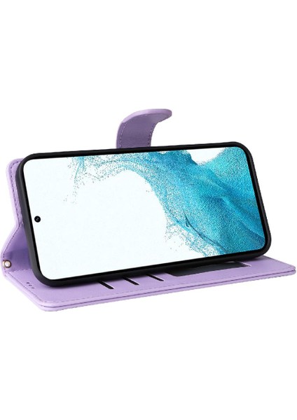 Samsung Galaxy S22 Deri Kılıf Için Flip Case Basit Iş Darbeye (Yurt Dışından) modelleri