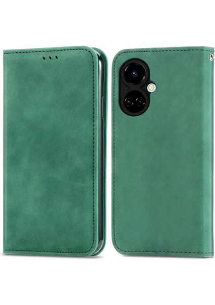 Tecno Camon 19 Deri Çanta Basit Iş Cüzdan Kordon Için Kılıf (Yurt Dışından) fırsatları