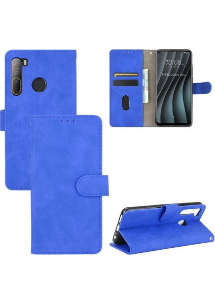 Kart Tutucu Kickstand Kart Ekleme ile Htc Desire 20 Pro Için Kılıf (Yurt Dışından)