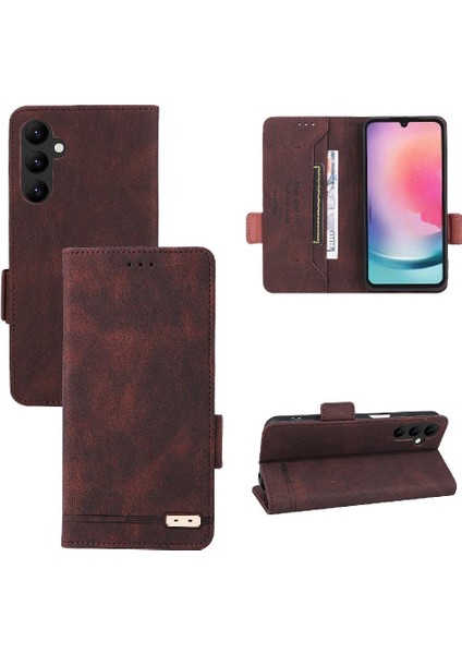 Samsung Galaxy A24 4g Için Kılıf Koruyucu Kapak Kart Tutucu Kickstand ile (Yurt Dışından)