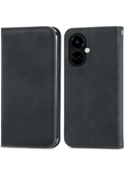 Tecno Camon 19 Deri Çanta Basit Iş Cüzdan Kordon Için Kılıf (Yurt Dışından) fırsatları