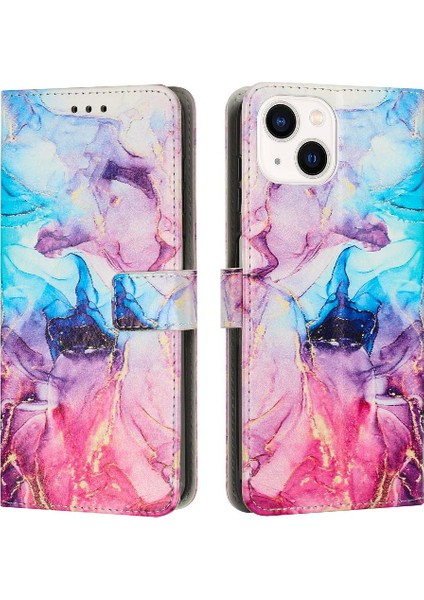 IPhone 14 Artı Kart Ekleme Darbeye Kapak Kapak Cüzdan Kılıf (Yurt Dışından)