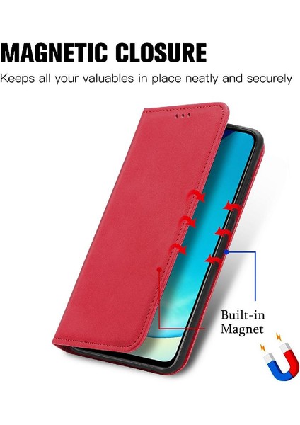 Vivo V25 Için Kılıf Deri Kılıf Cüzdan Basit Iş Fermuar Kordon (Yurt Dışından) modelleri