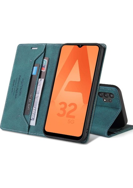 Samsung Galaxy A32 5g Premium Deri Iki Kart Yuvaları Premium (Yurt Dışından) modelleri