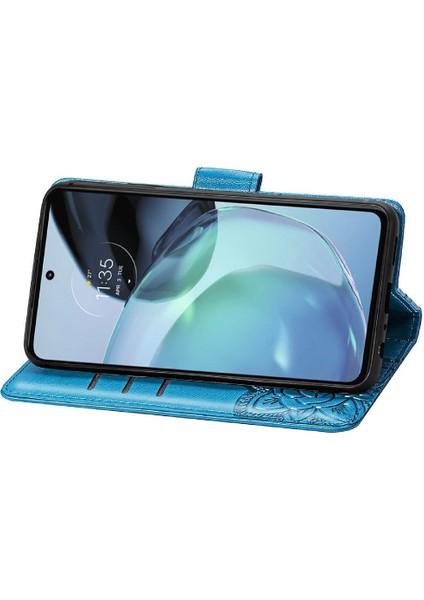 Moto G72 Kanat Iş Çok Renkli Cüzdan Kelebek Için Kılıf (Yurt Dışından) modelleri