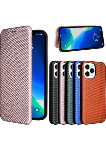 Kart Tutucu Kickstand Tam Koruma Folio ile iPhone 13 Pro Için Kılıf (Yurt Dışından)