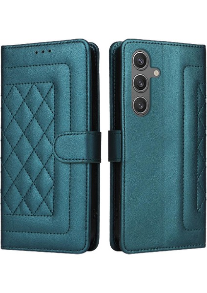 Samsung Galaxy S24 Artı Flip Kapak Için Flip Case Darbeye Deri Kılıf (Yurt Dışından)