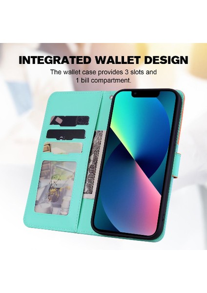 Iphone 13 Için Kılıf Mini Deri Kılıf Darbeye Basit Iş Çevirme (Yurt Dışından)