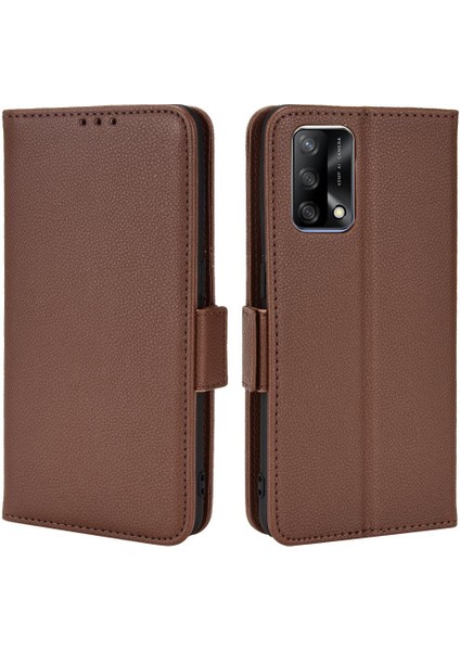 Oppo Için Kılıf A74 4G/A95 4g Manyetik Cüzdan Kart Yuvaları Tutucu Pu Deri (Yurt Dışından) modelleri