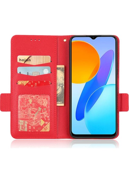 Onur X6 4g Için Kılıf/x8 5g Yan Toka Kart Yuvaları Tutucu Pu Deri Cüzdan (Yurt Dışından)