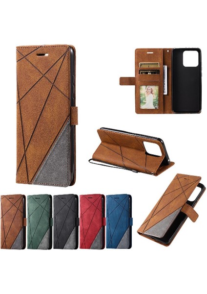 Xiaomi 13 Pro Pu Deri Darbeye Dayanıklı Kart Tutucu Kickstand Cüzdan (Yurt Dışından)