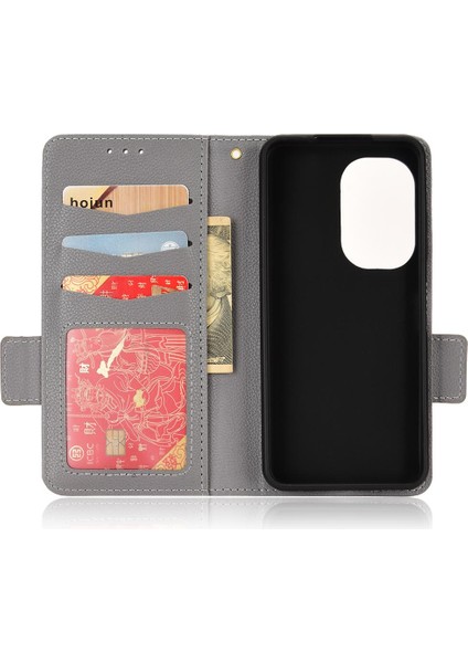Asus Zenfone 9 Için Kılıf Pu Deri Kart Yuvaları Tutucu Manyetik Cüzdan Yan (Yurt Dışından) modelleri