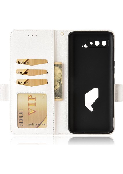 Asus Rog Telefon 5 Için Kılıf Manyetik Kart Yuvaları Tutucu Yan Toka Pu Cüzdan (Yurt Dışından) fırsatları