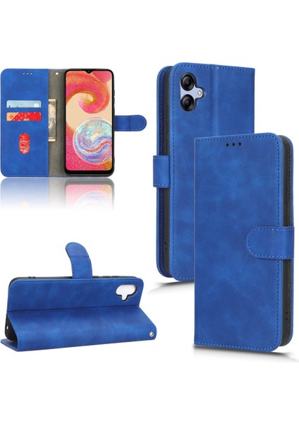 Samsung Galaxy A04E Kart Ekleme Deri Folio Flip Case ile (Yurt Dışından)